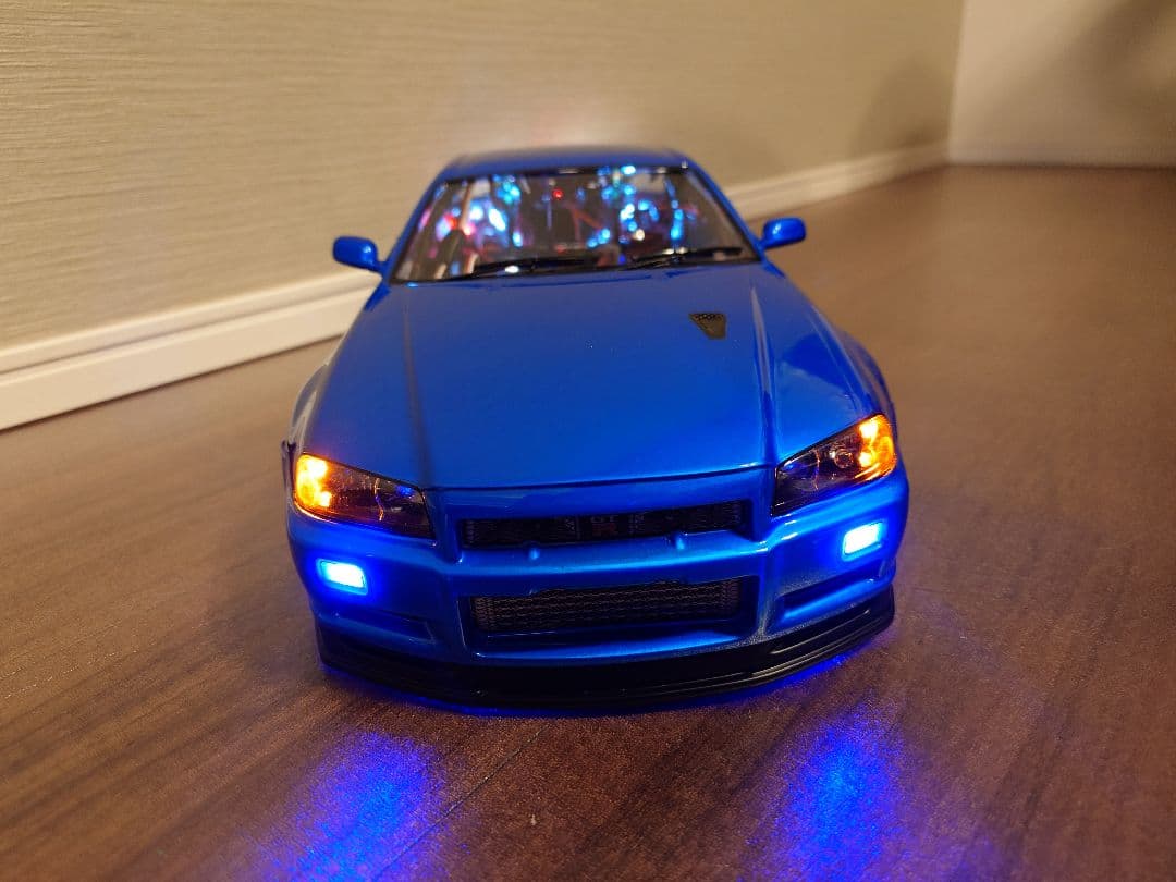 タミヤ TT-02 GT-R R34 ボディ/メカ付