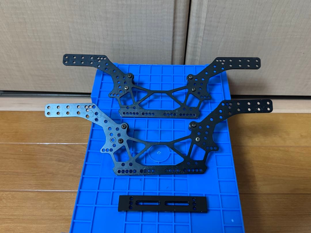 タミヤ CR01 プロポ3PMセット アルミパーツ多数 社外アルミフレーム付属