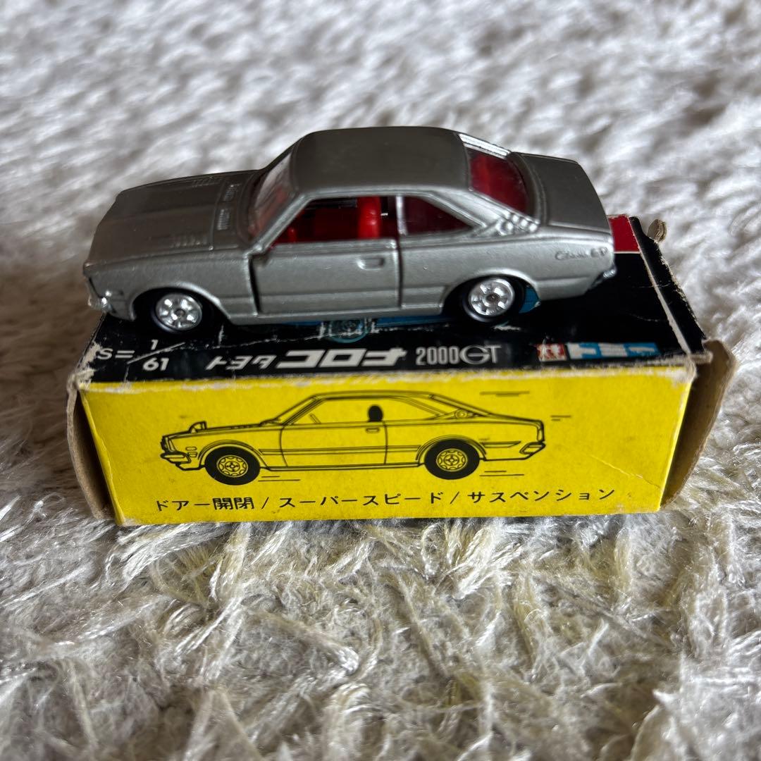 トミカ黒箱89　トヨタ　コロナ　2000GT シルバー