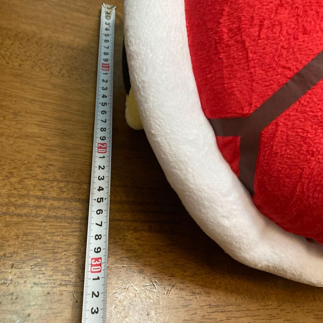 スーパーマリオブラザーズニンテンドーこうら　赤　ぬいぐるみ　30cm 特大サイズ