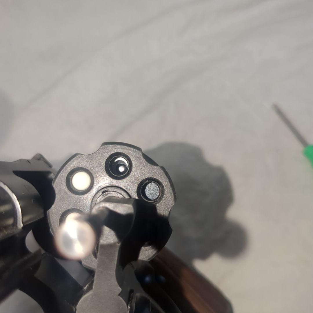 タナカワークス　コルトパイソン　ガスガン　HW樹脂　ウッドグリップ付