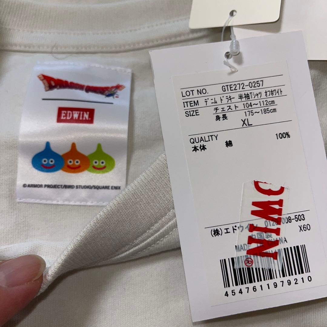 プレミアムアウトレット限定ドラゴンクエスト EDWIN コラボ Tシャツ XL