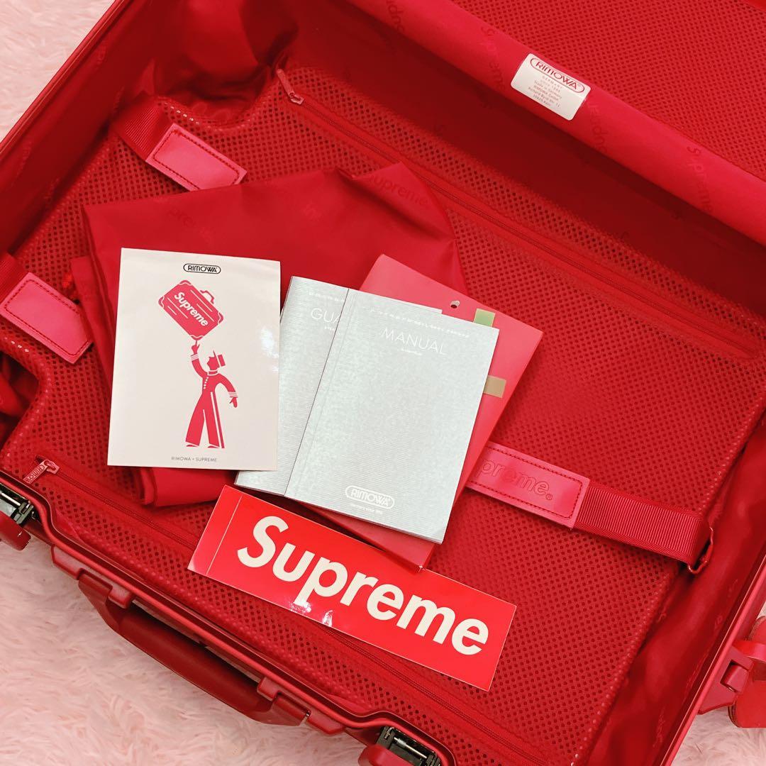 supreme RIMOWA コラボ キャリーケース 45L レッド