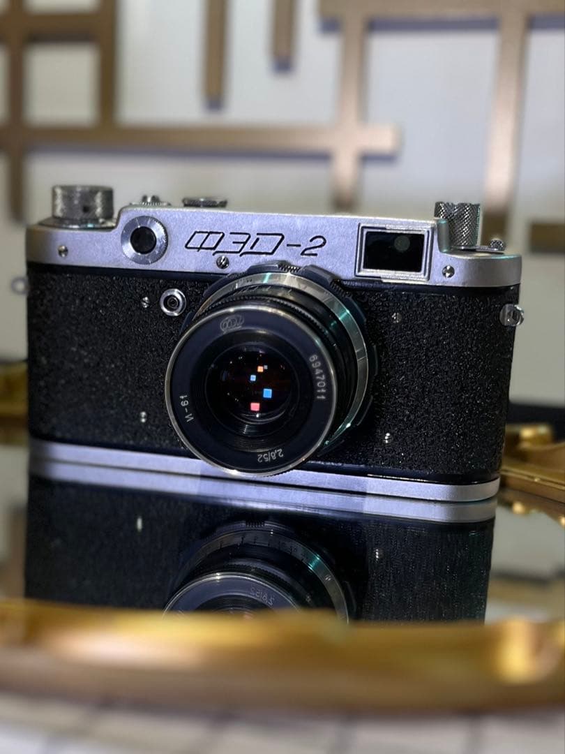 「FED-2」に、希少な52mm f2.8レンズをセット