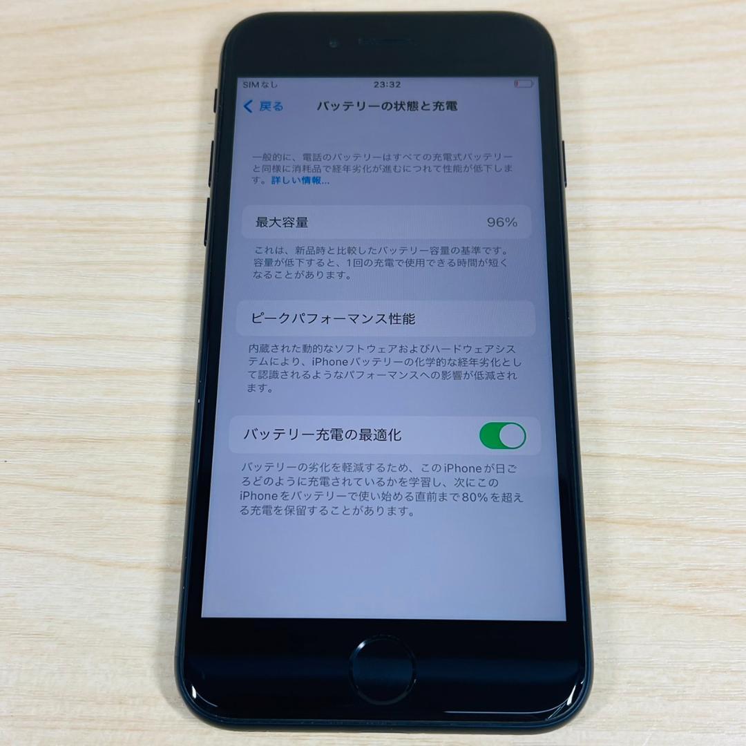 J6 SIMフリー iPhoneSE 第3世代 64GB バッテリー96％