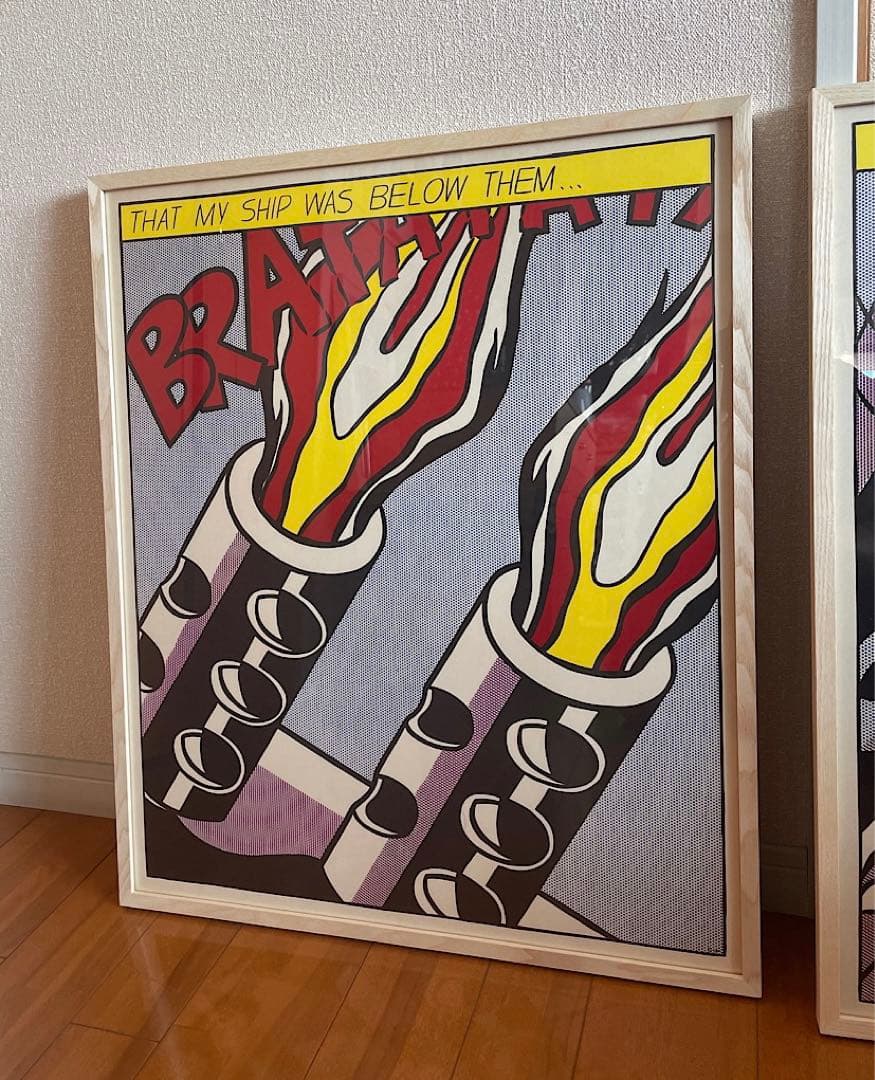 ロイ リキテンスタイン ポスター『As I Opened Fire』3枚セット