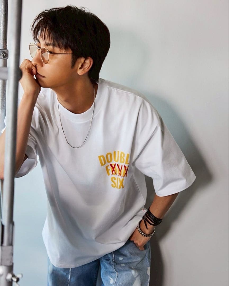 與真司郎 446×L.H.P コラボTシャツ