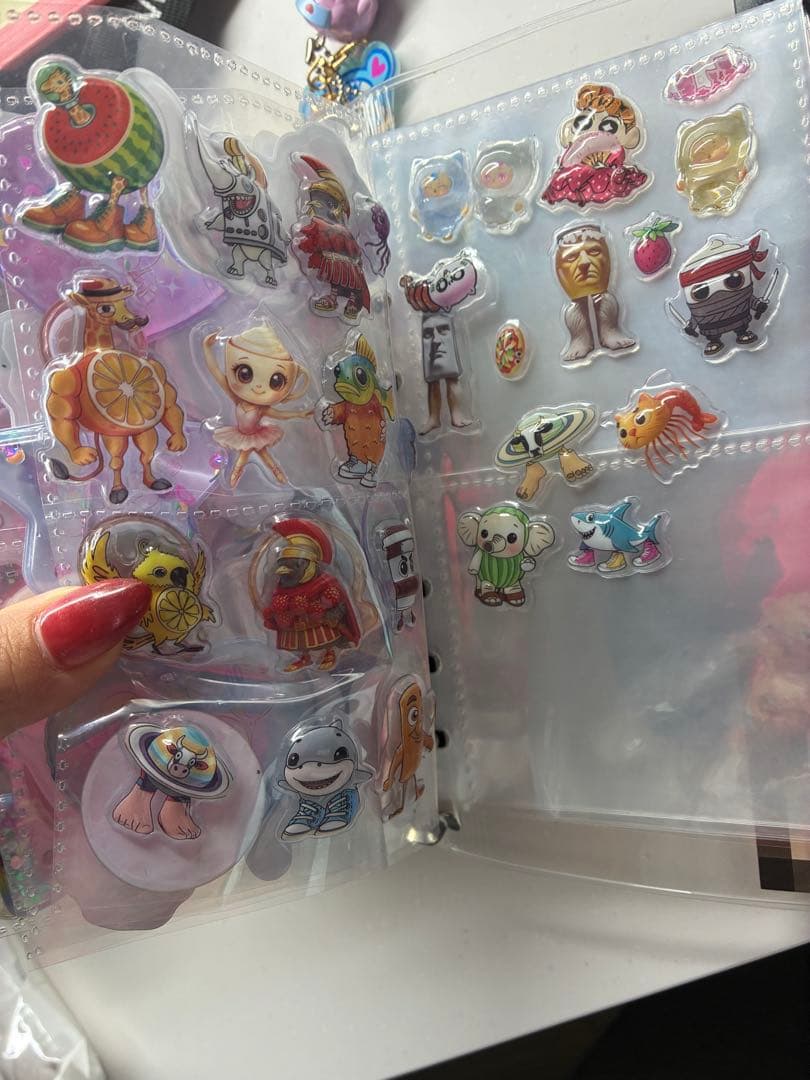 正規品！キャラクターシール完成品