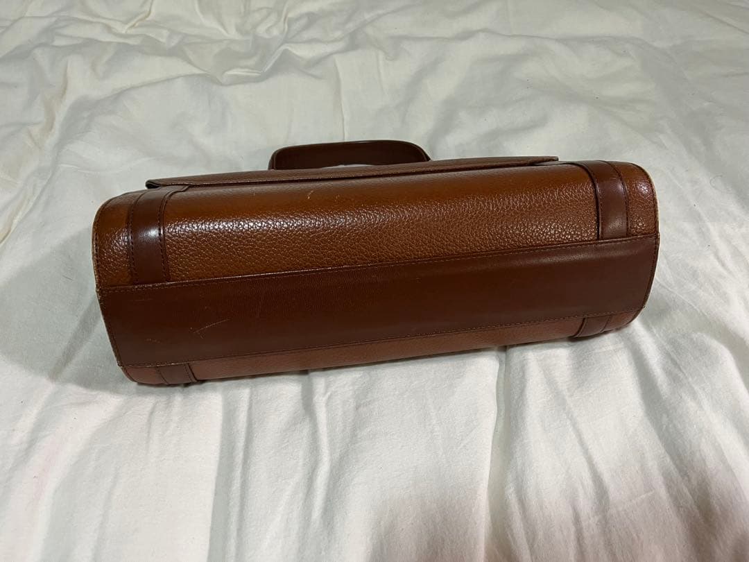 【BURBERRY‼️】ブラウンレザー ハンドバッグ