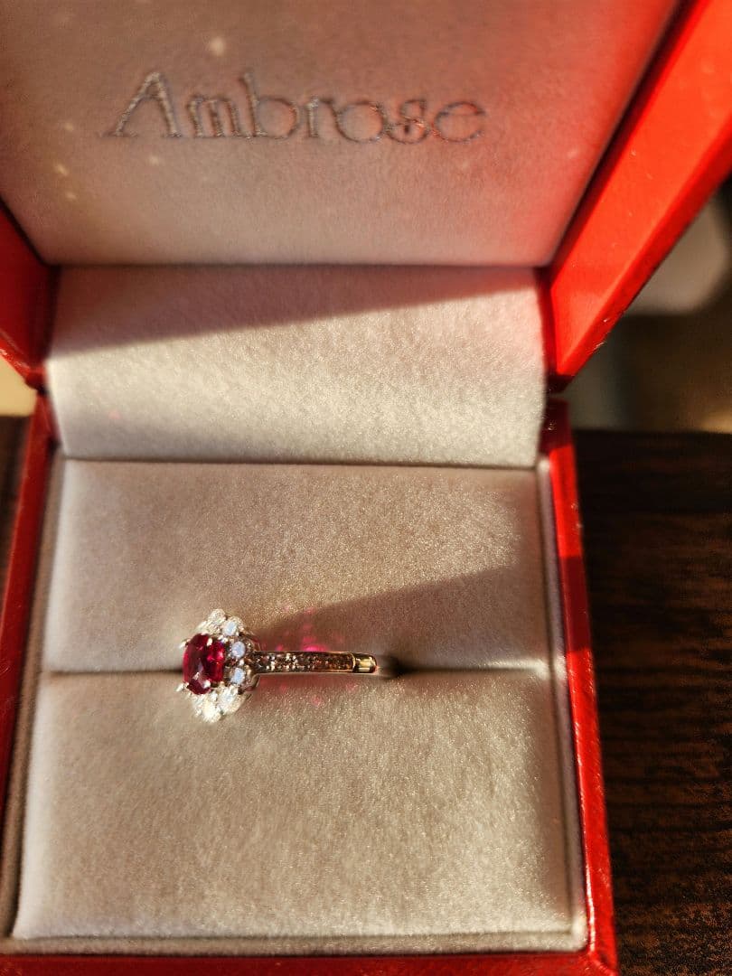 Ambrose ルビー ダイヤモンド リング