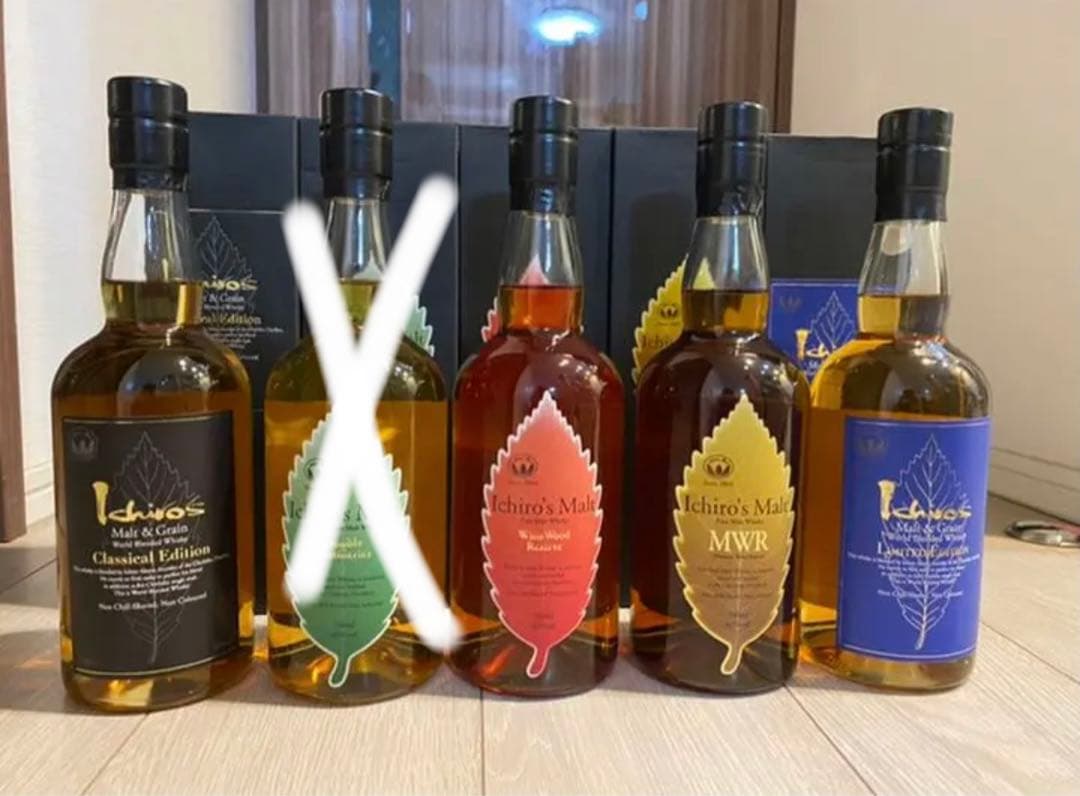 セール！！！4本セット　イチローズモルトリーフシリーズ