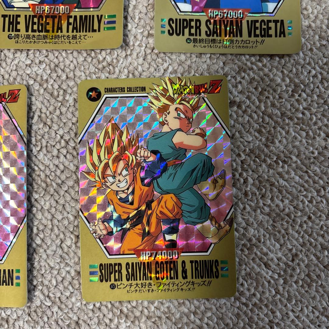 【良品】ドラゴンボール　カードダス バーコードウォーズ他　5枚セット