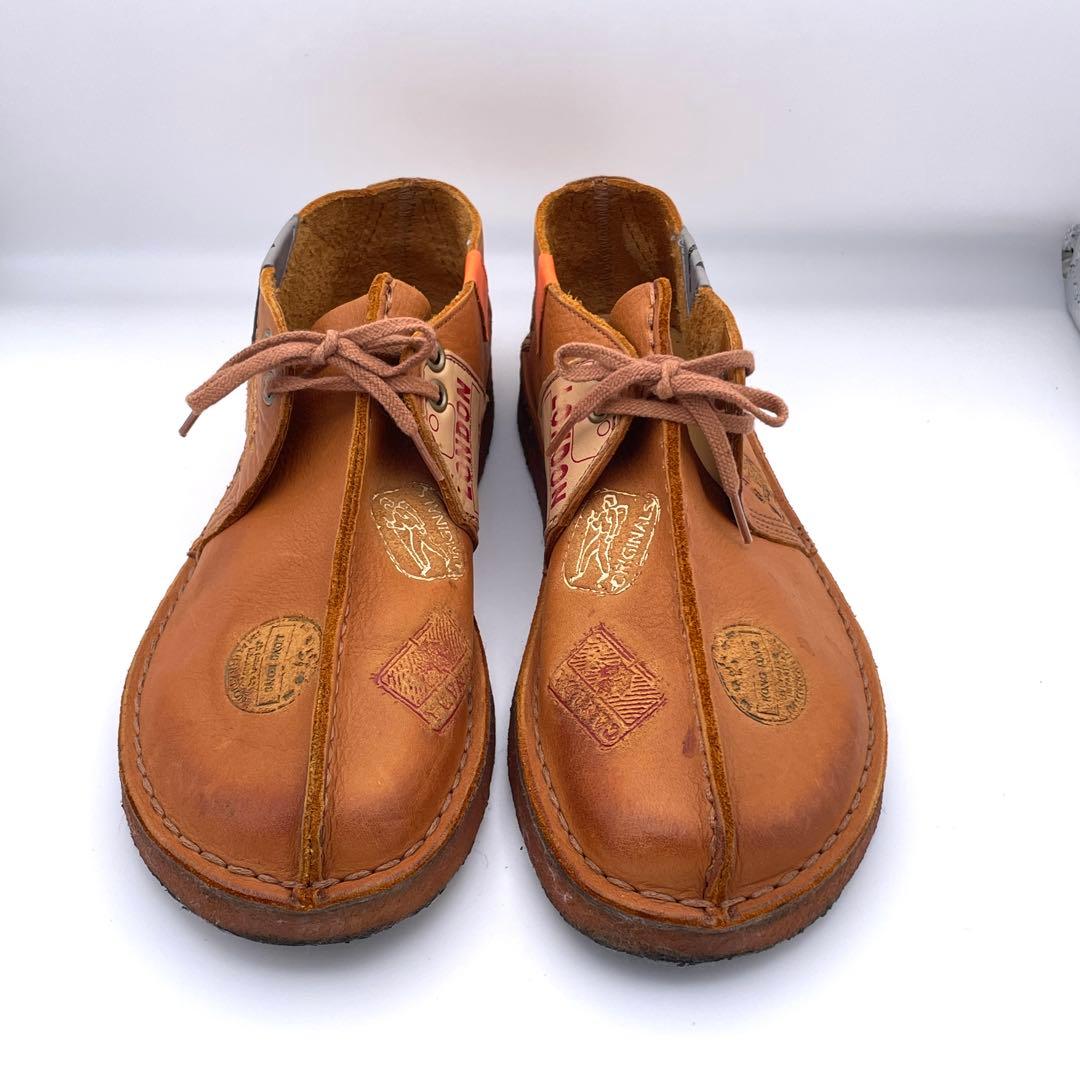 Clarks クラークス【25.5】デザートトレック レザー/パッチワーク/希少