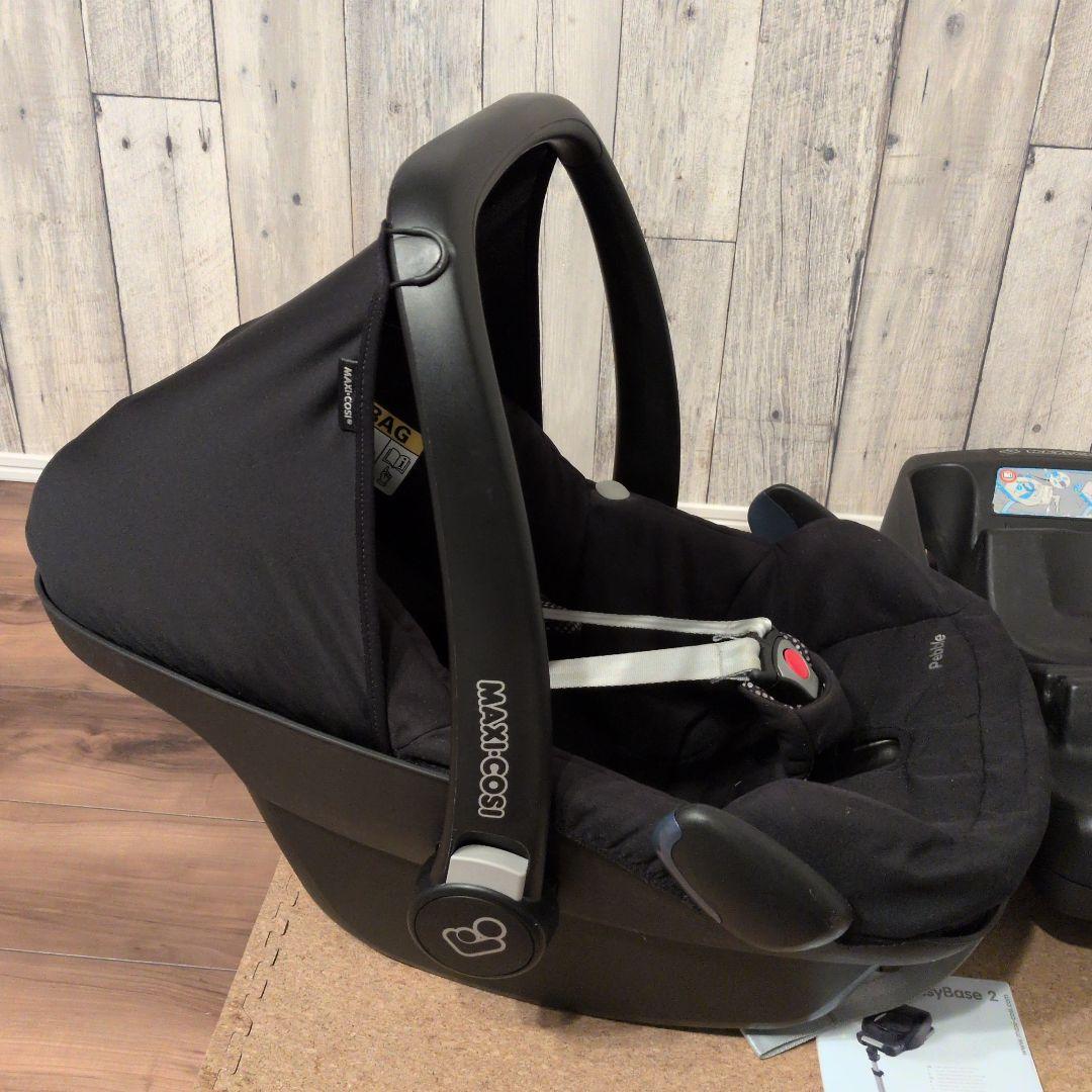 【Xmas値下げ】MAXI-COSI Pebble ブラック＆イージーベース2