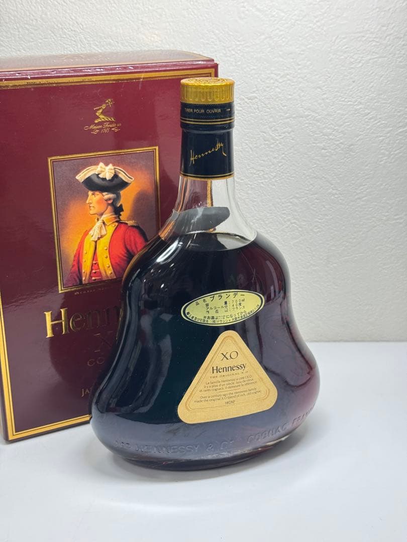 Hennessy XO コニャック 700ml 金キャップ　グリーンボトル