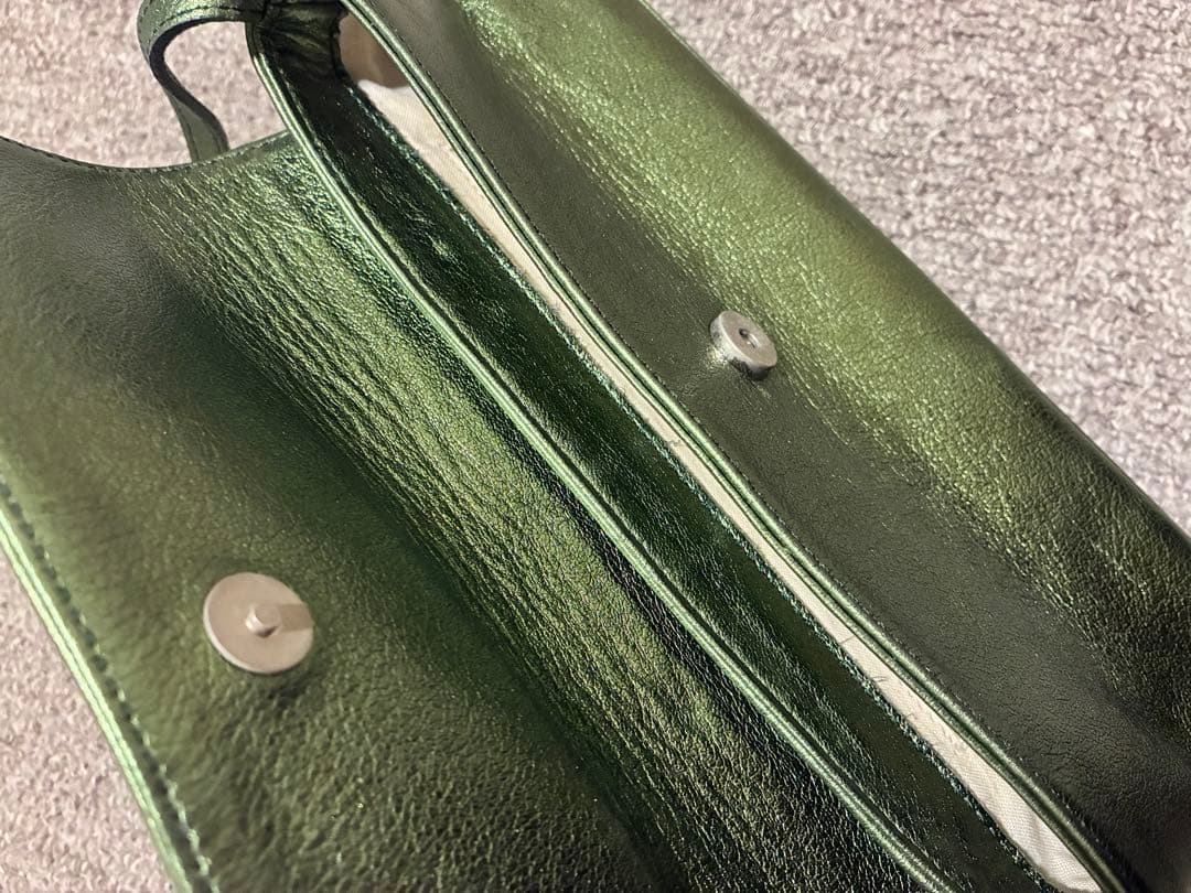 paloma woolグレンダ　レザーバッグ　グリーン