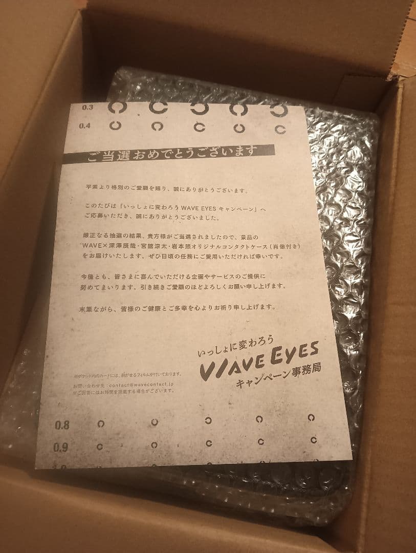 WAVE EYES オリジナルコンタクトケース