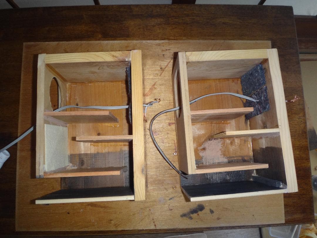 自作　バックロードホーン　スピーカー