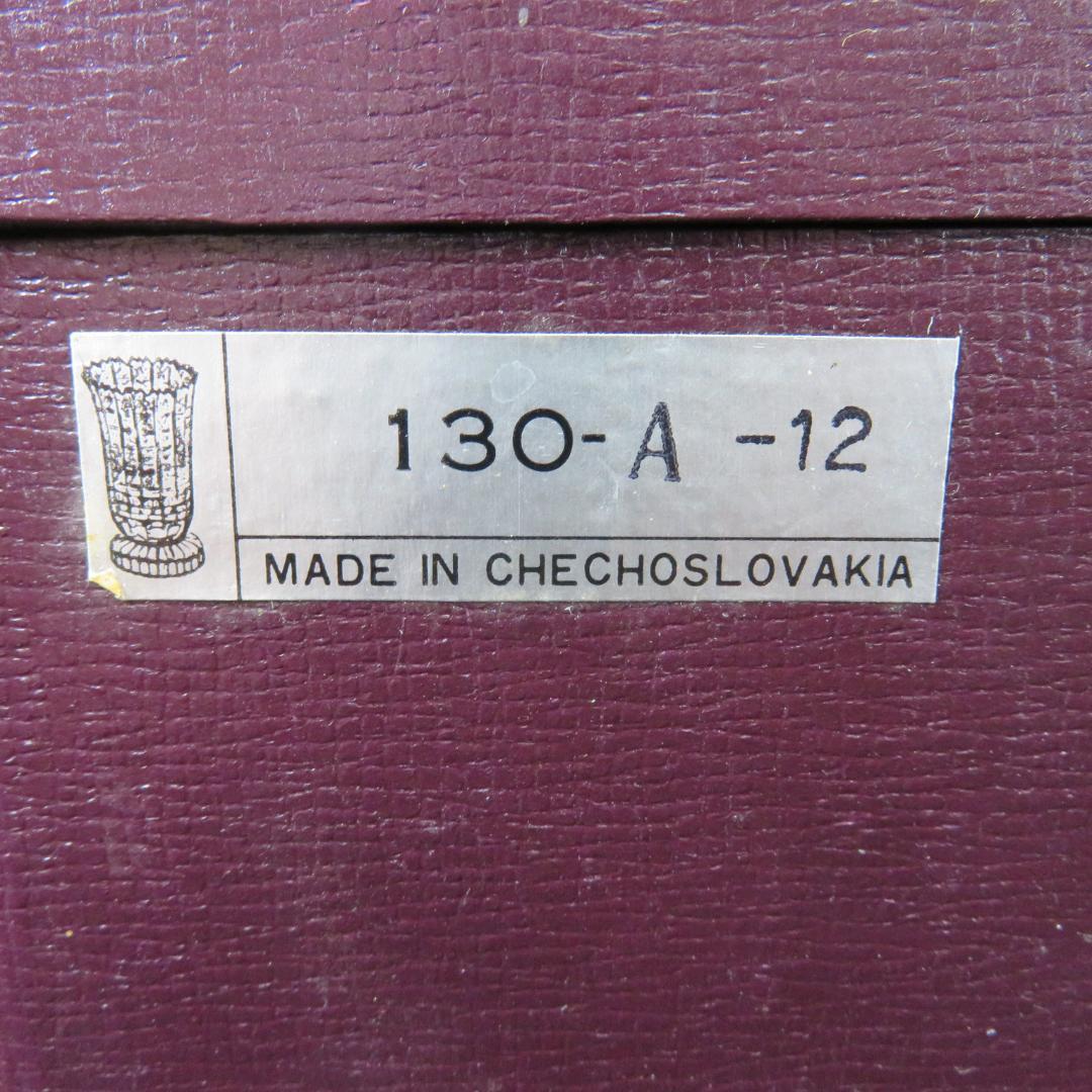 ガラス グラス 花瓶 花入 花器 ボヘミア クリスタル チェコ 高級