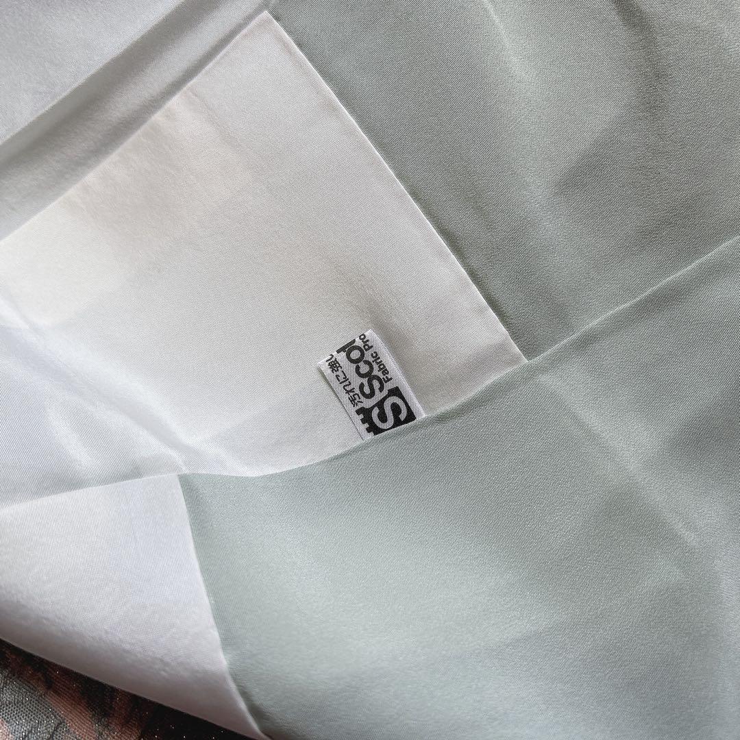 訪問着　フルセット　正絹　付け下げ　着物　海　泡　千地泰弘　作家物　A0