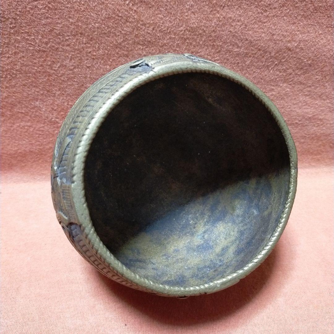 アンティーク オブジェ 物入れ 器 ベンガル地方 希少品 鋳物器 限定品 g6