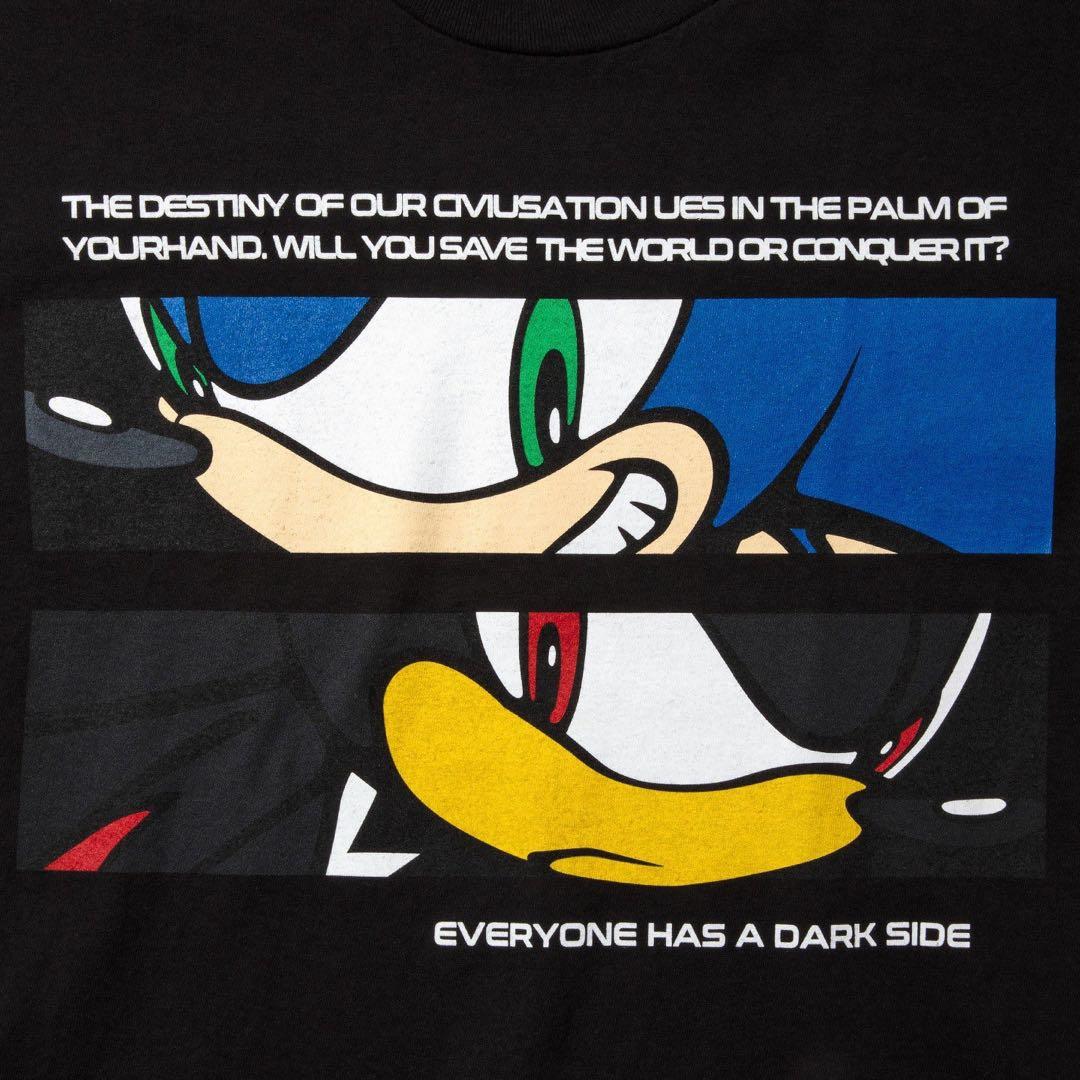トップス SEGA GEEKS RULE SONIC VS SHADOW T SHIRT