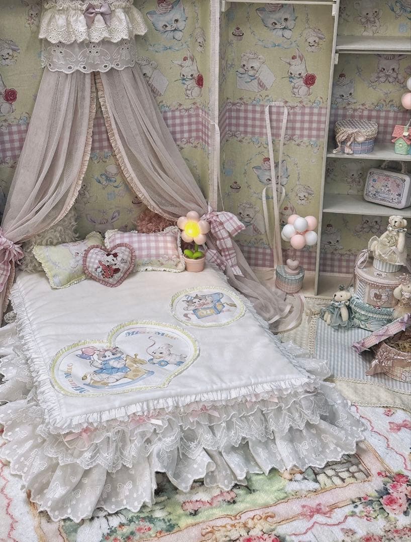 ドールハウス　BJDディーラー様製 1/4 PUYOODOLL KUMAKO 用