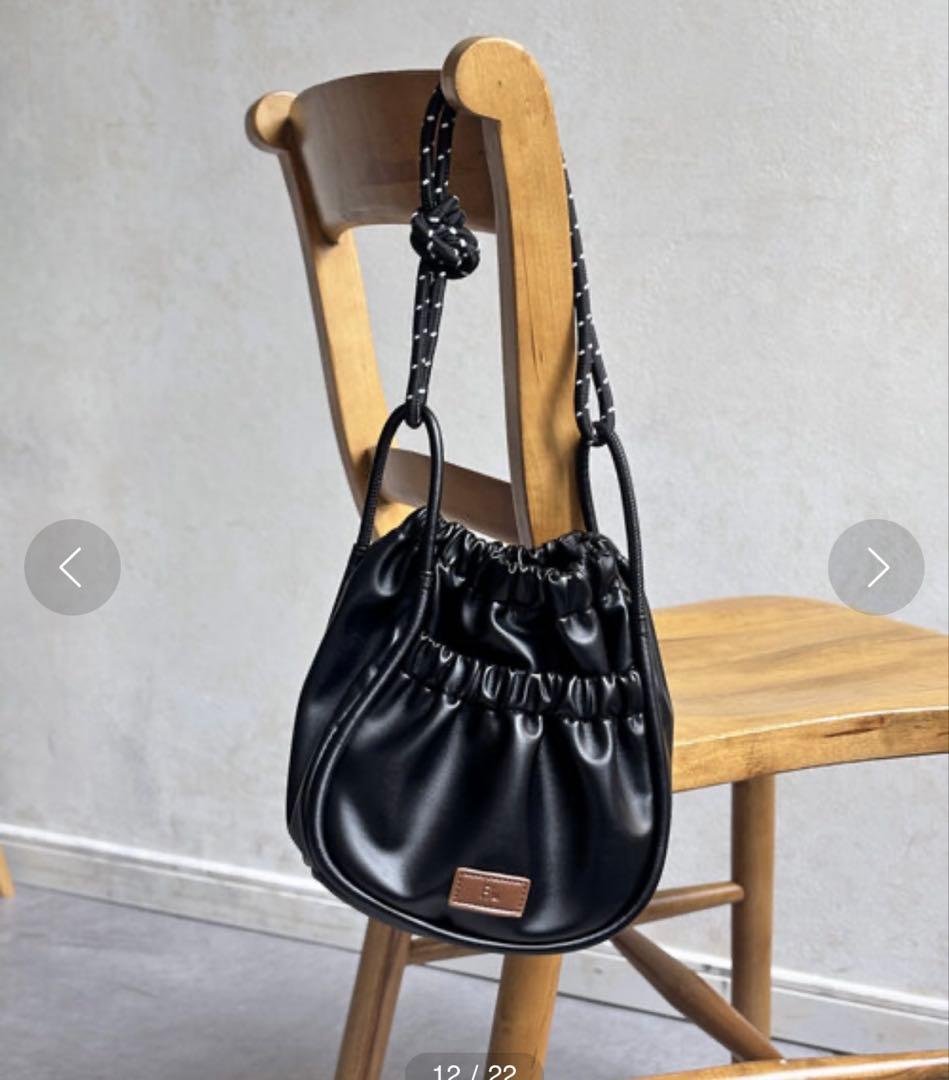 【FUKA's企画】PUパラコードギャザーミニショルダーバッグ