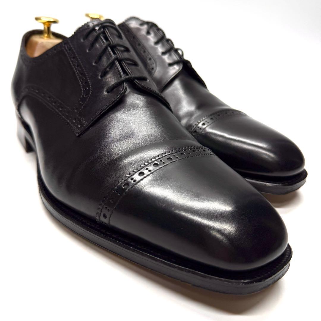 【美品】SHETLANDFOX ストレートチップ ビジネスシューズ フォーマル