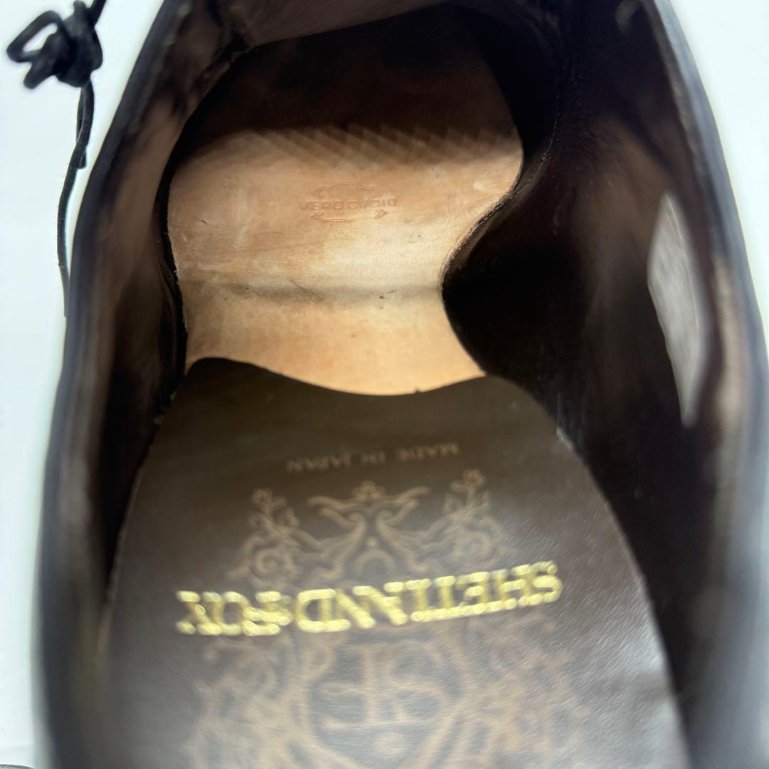 【美品】SHETLANDFOX ストレートチップ ビジネスシューズ フォーマル