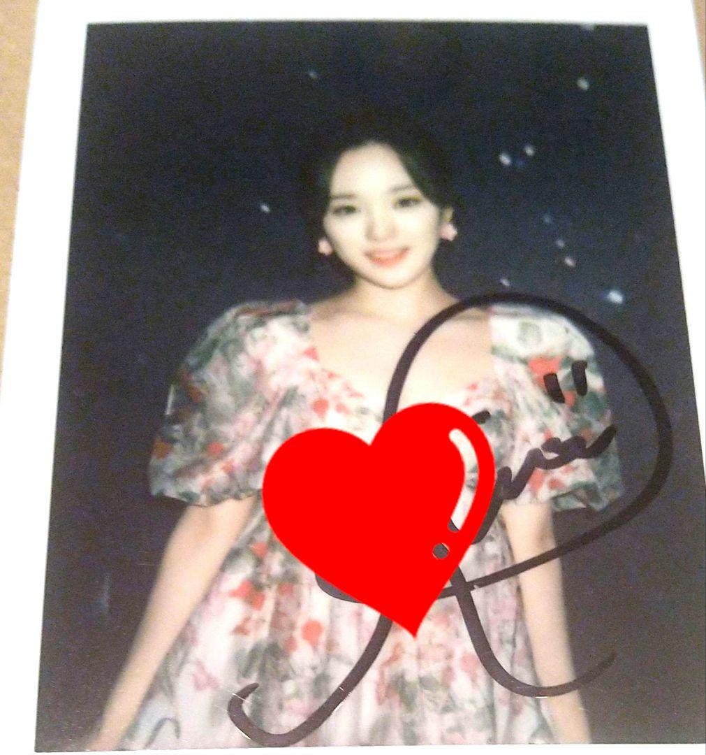 NiziU リオ　サイン　インスタント写真　ラントレ　直筆　チェキ