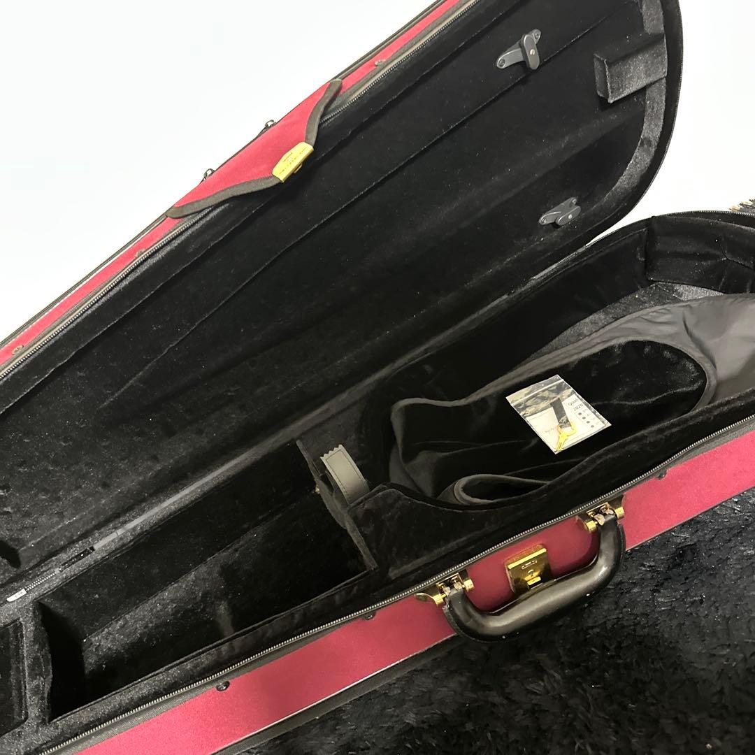 Super light ビオラ ケース セミハードケース 赤 弦楽器
