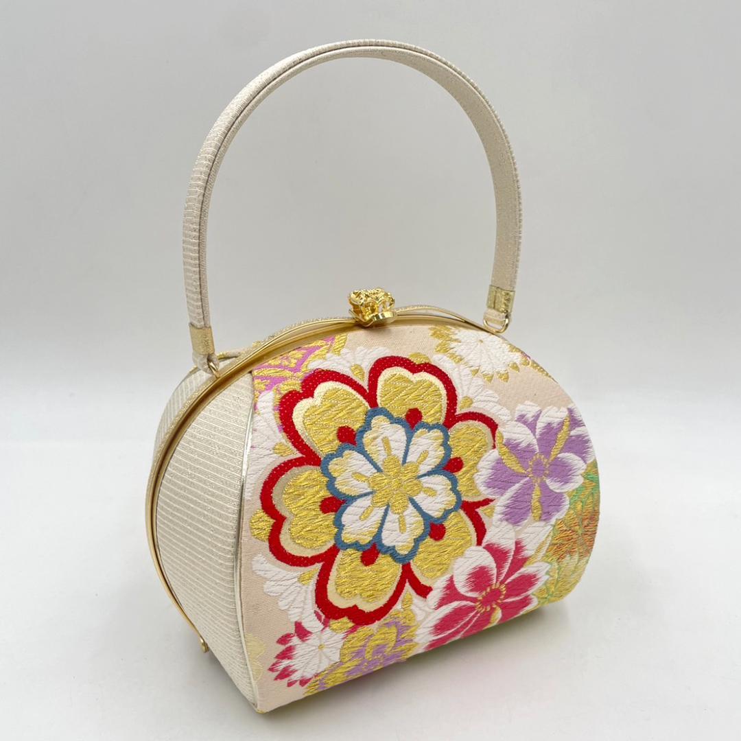 高級　振袖　フォーマル　 日本謹製 西陣織＊草履バッグセット古典　大桜