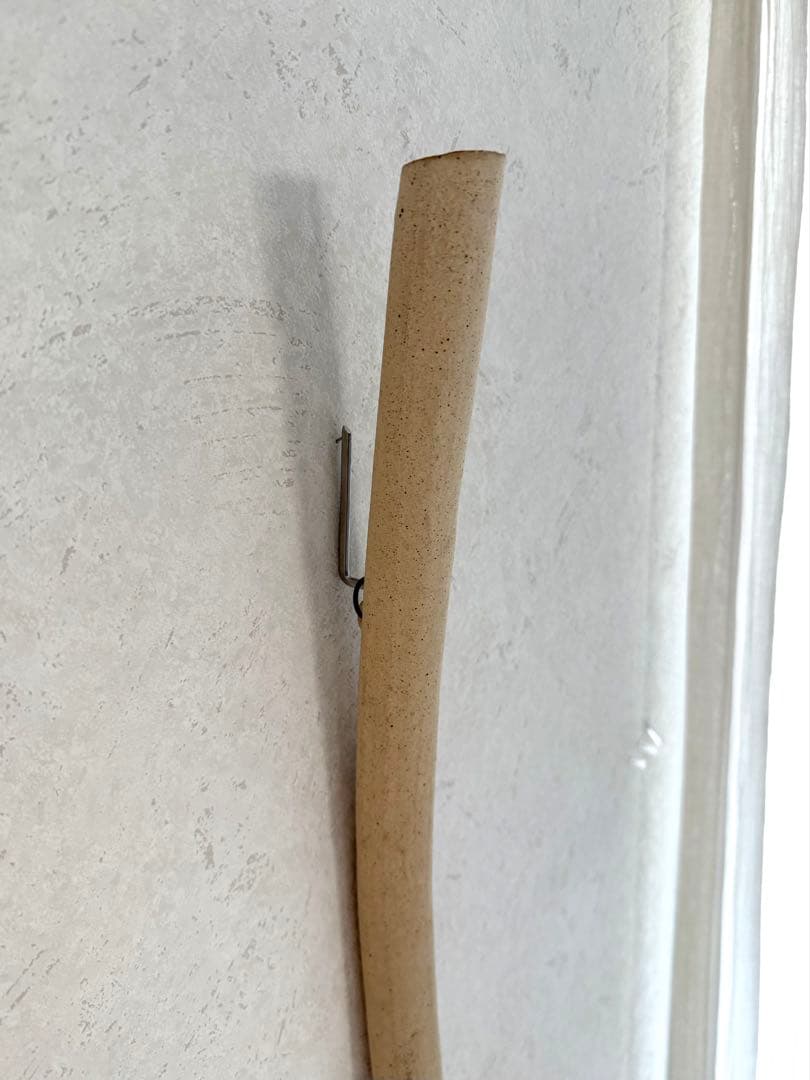 村上躍 白化粧壁掛 花器 未使用品