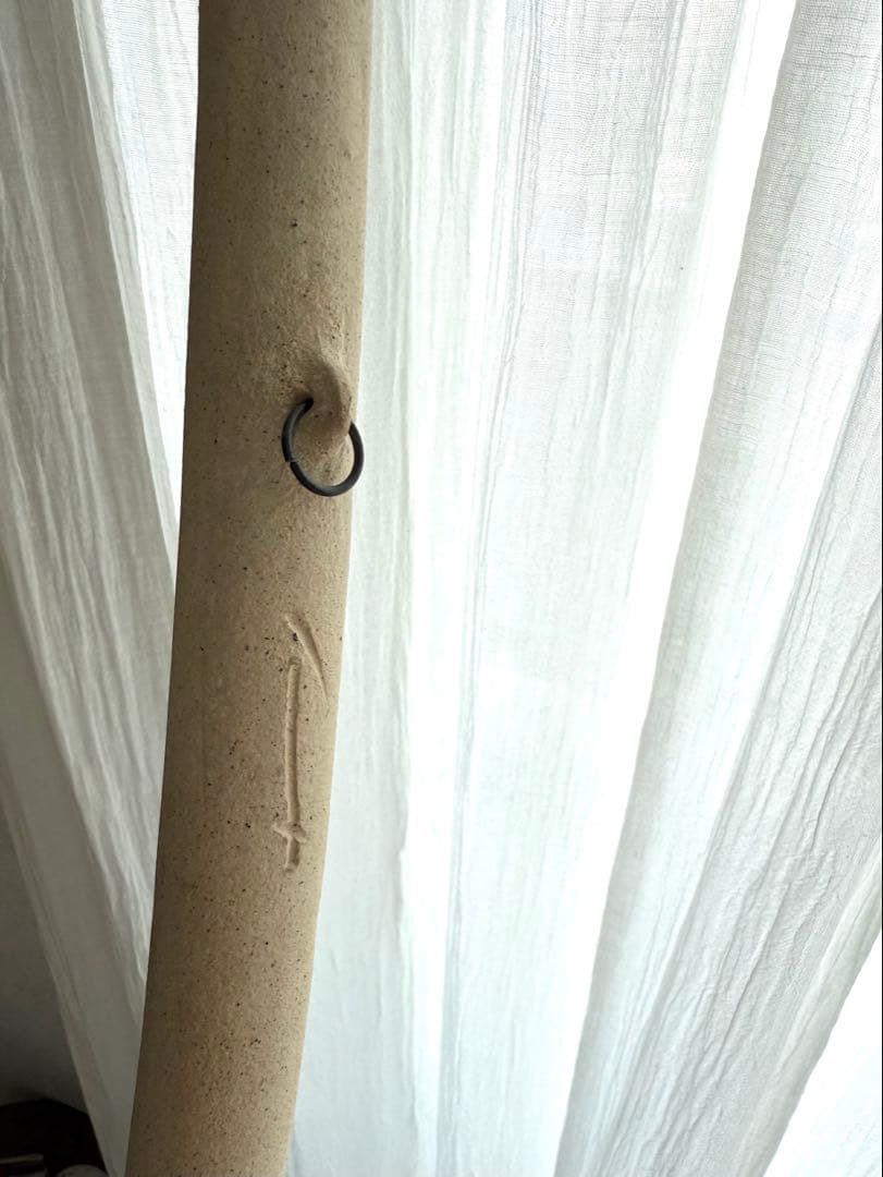 村上躍 白化粧壁掛 花器 未使用品