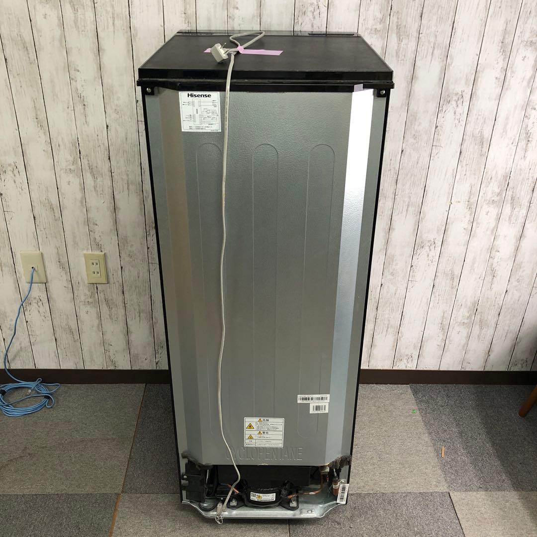 【美品】ハイセンス　ノンフロン冷凍冷蔵庫　HR-D15EB　2021年製　K