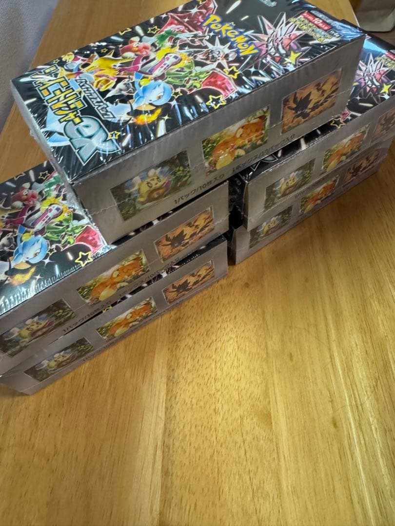 シャイニートレジャーex シュリンク付き5BOX ポケセンオンライン産