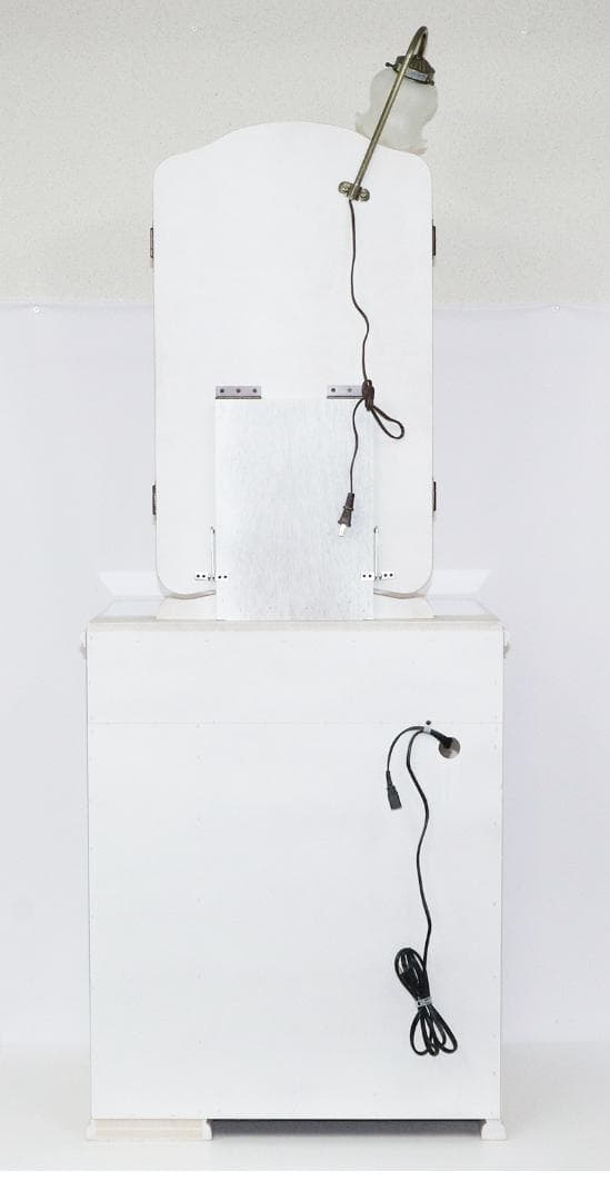 テーブル ホワイト ドレッサー 三面鏡 鏡台 デスク 化粧台 テーブル 姫系