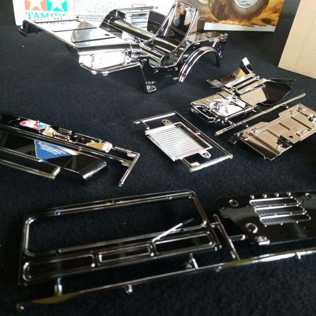 新品 激レア 1点物 タミヤ ワイルドウイリー2 ブラックメッキ フルメッキ