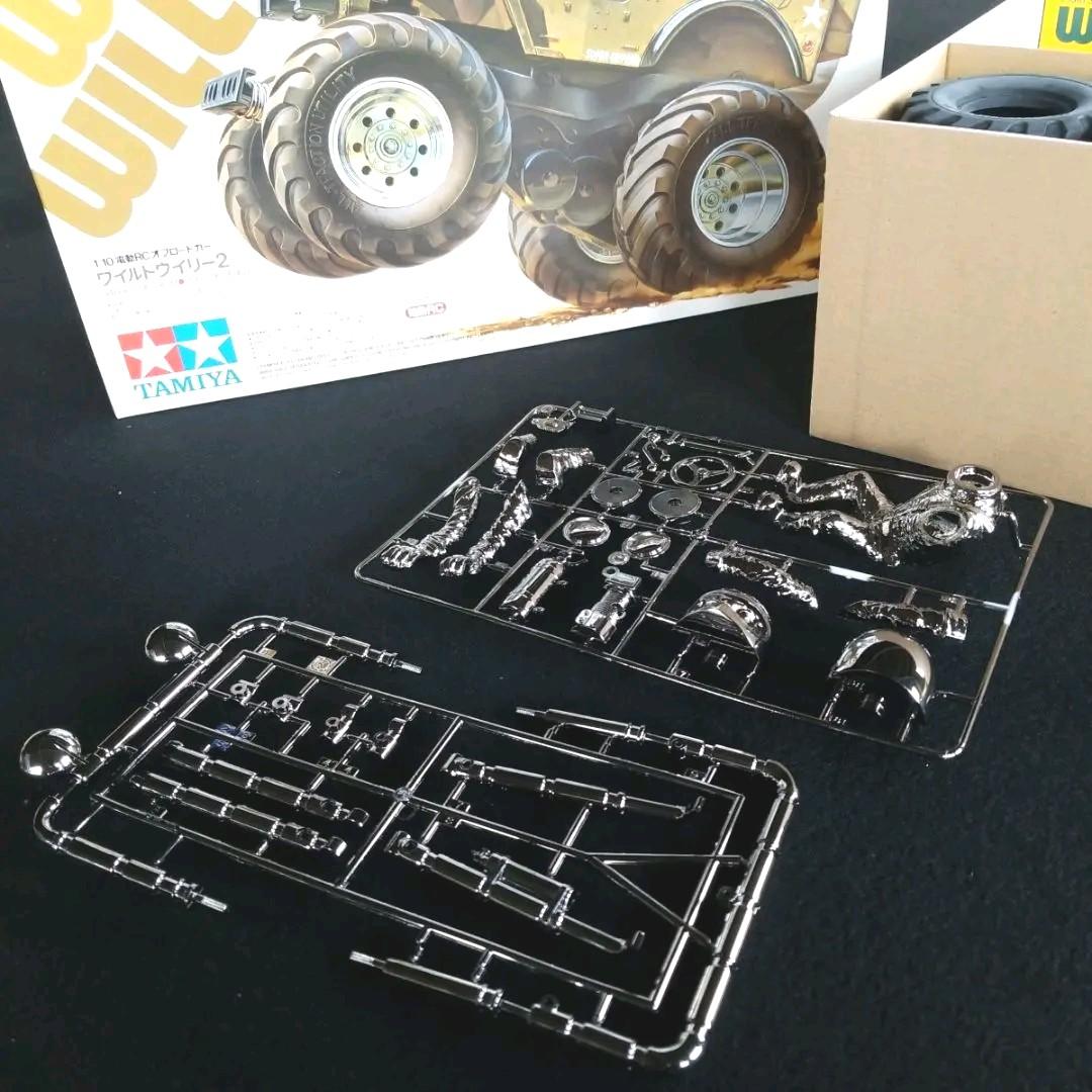 新品 激レア 1点物 タミヤ ワイルドウイリー2 ブラックメッキ フルメッキ