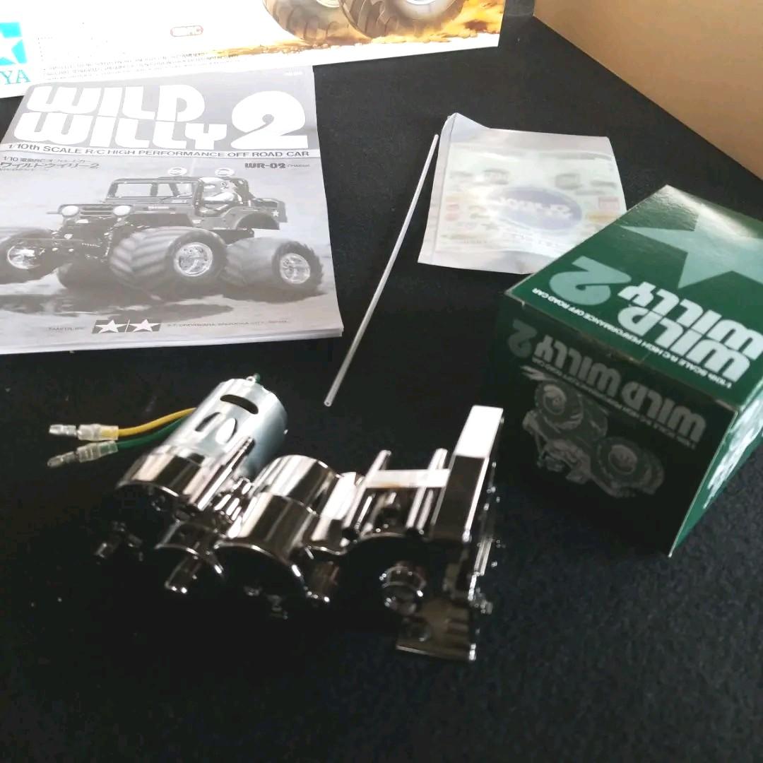 新品 激レア 1点物 タミヤ ワイルドウイリー2 ブラックメッキ フルメッキ