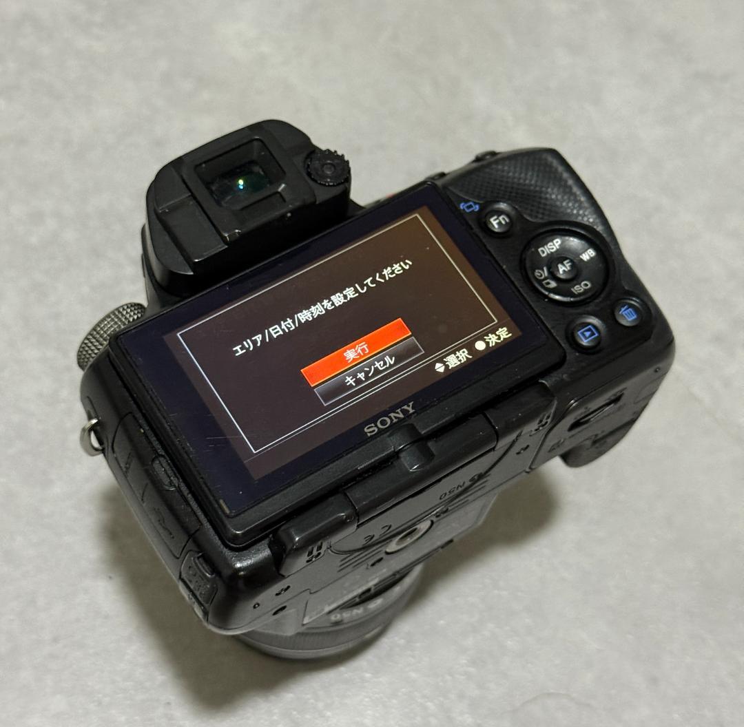 SONY α55 レンズキット ソニー SLT-A55V バッテリー２個付