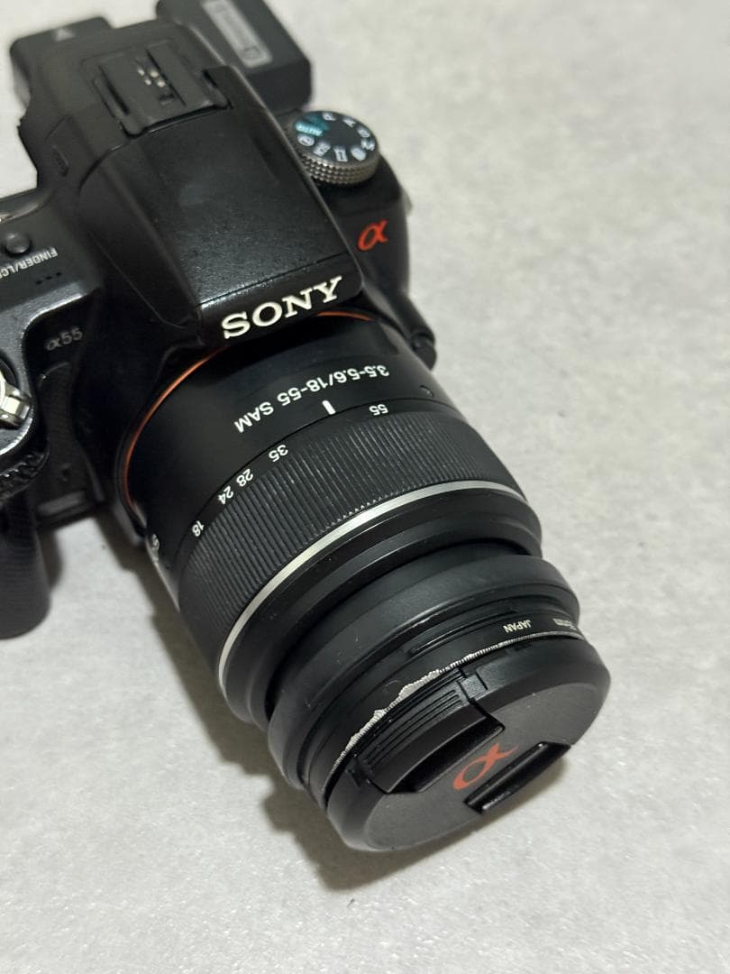 SONY α55 レンズキット ソニー SLT-A55V バッテリー２個付