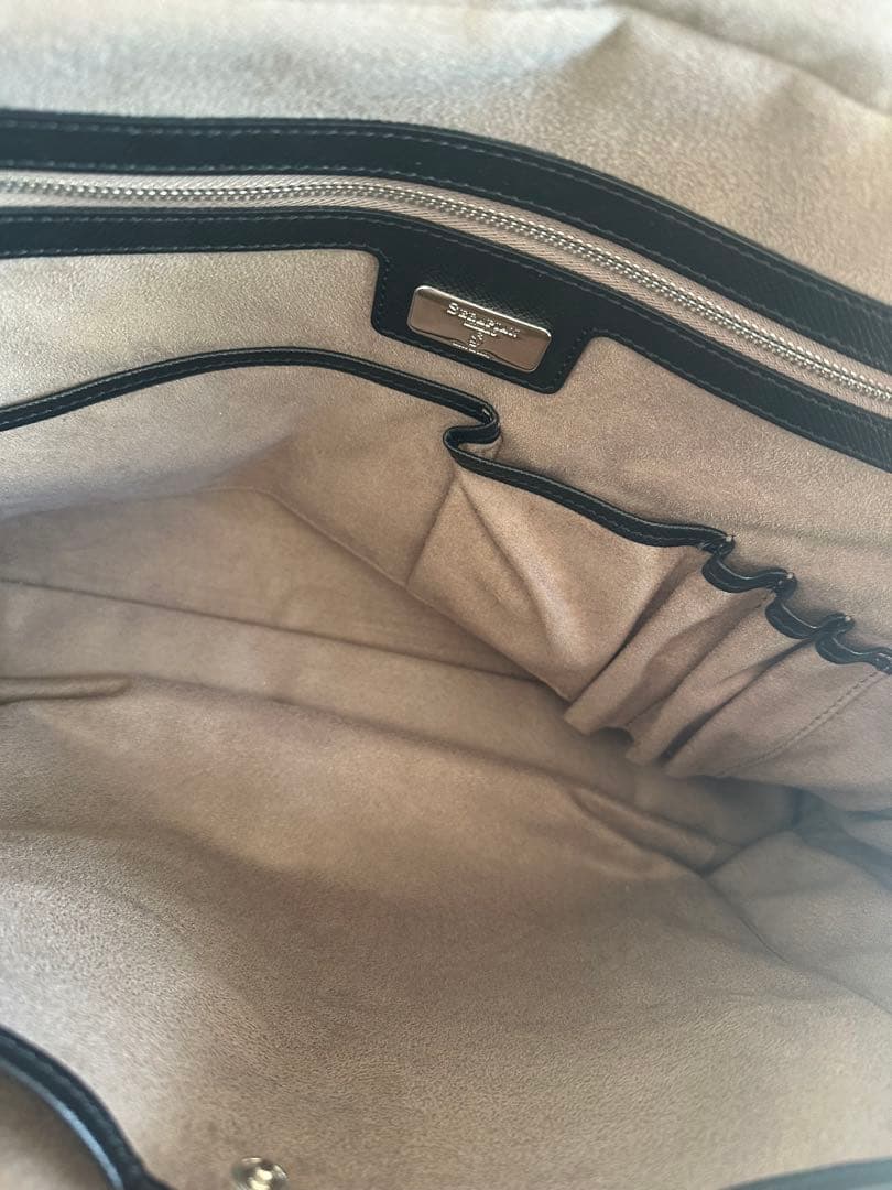 SERAPIAN スリムブリーフケース ブラック