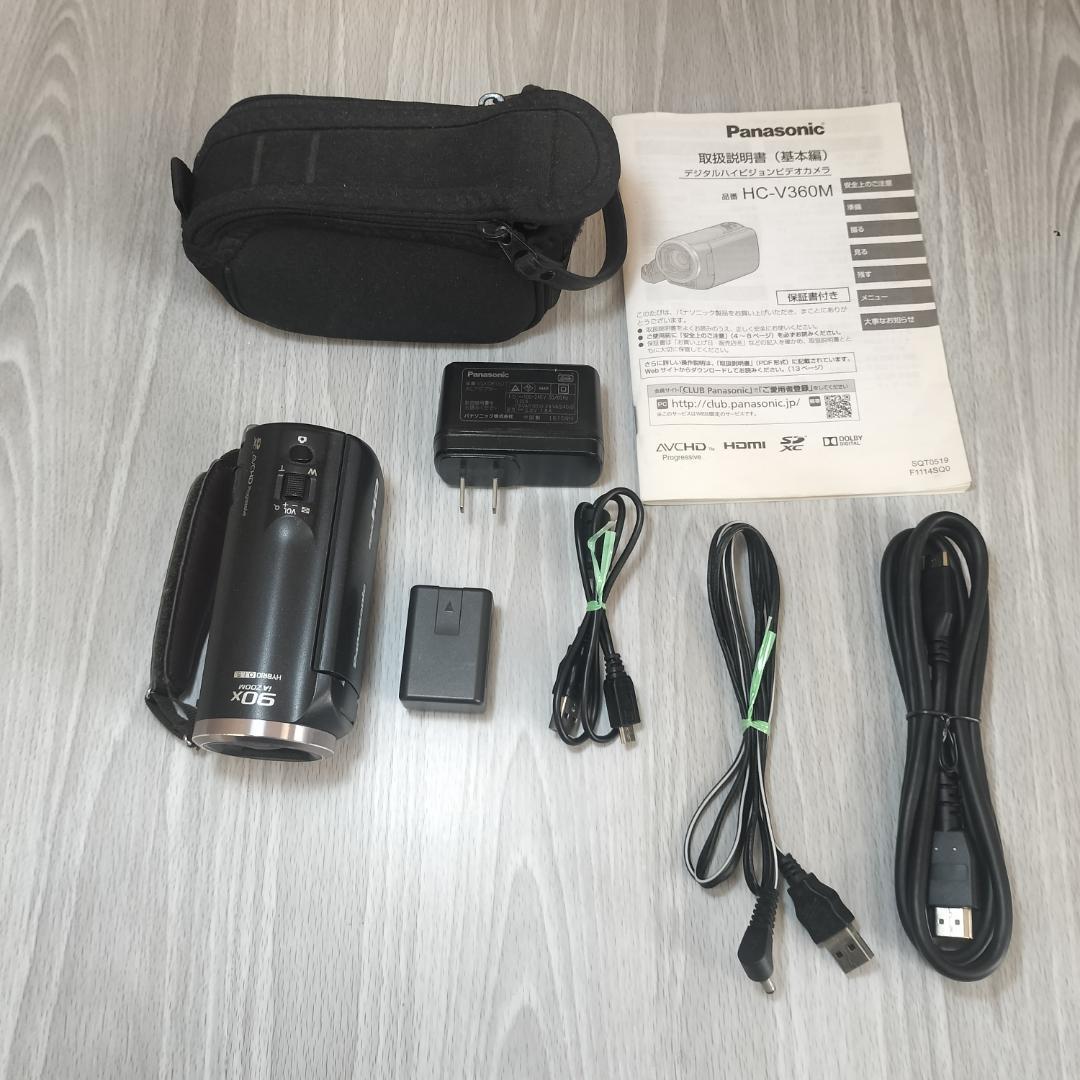 Panasonic HC-V360M フルHD ビデオカメラ　箱無し