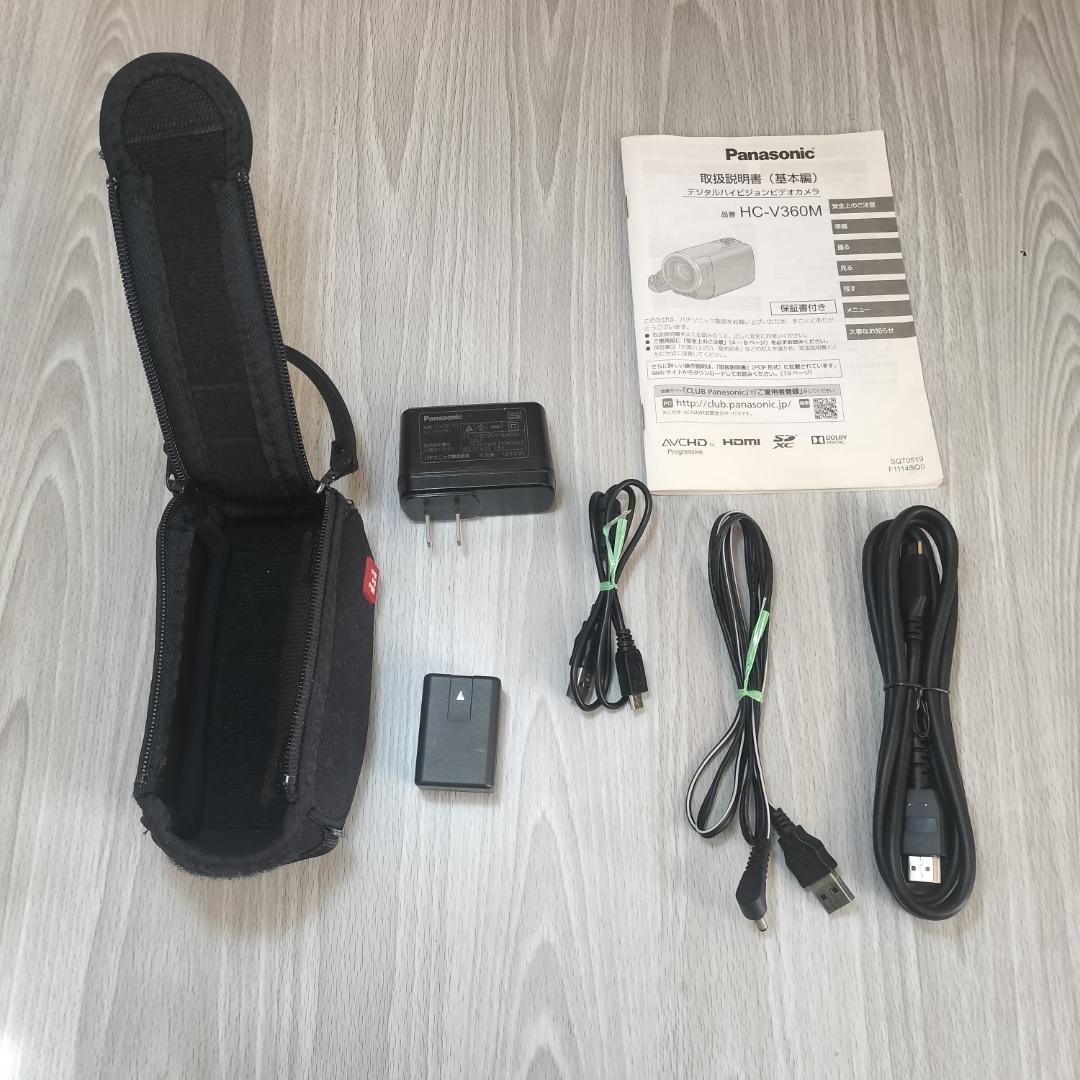 Panasonic HC-V360M フルHD ビデオカメラ　箱無し