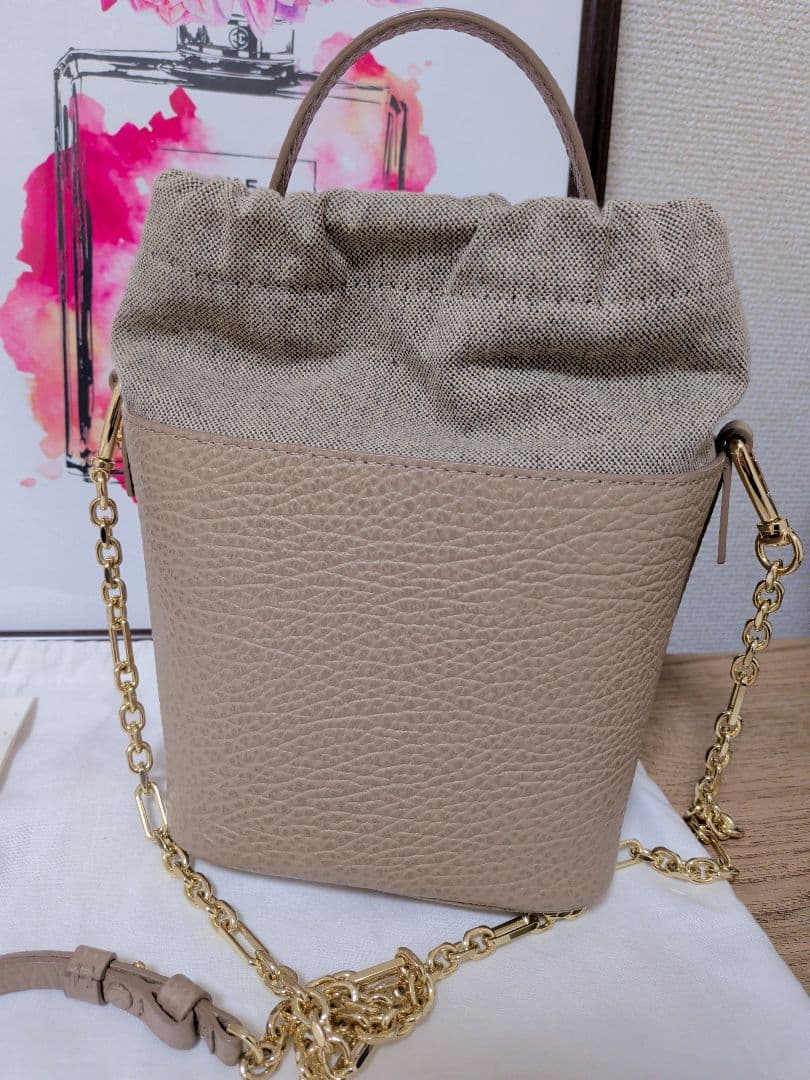 【美品】 Maison Margiela 5AC バケットバッグ ブラウン
