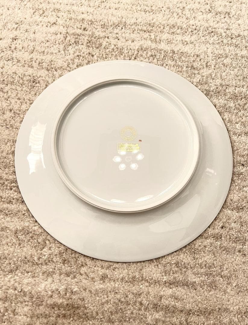 アビランド　リモージュ　ヴィンテージ　薔薇　ディナープレート　２５．４ｃｍ　金縁