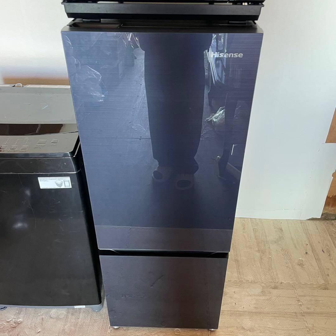 配送設置無料　冷蔵庫洗濯機オーブンセット　大容量　ブラック