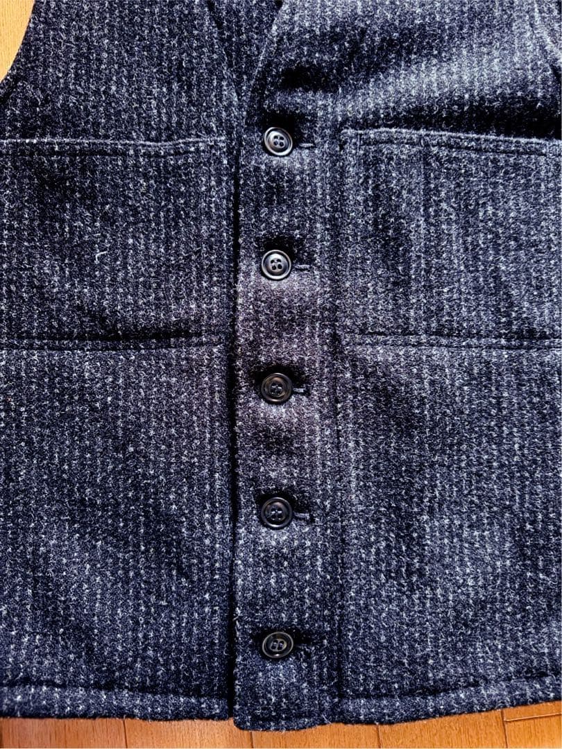 フィルソン　ストライプ　マッキーノウールベスト Sサイズ